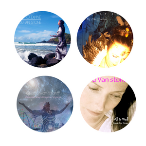 Line To Divine, Voice Of The Goddess, Celestial Sound Healing Voyage, All Is Well 4 CD Bundle